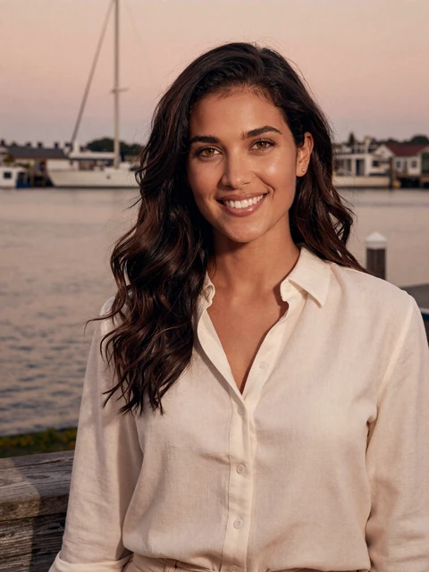 Verified woman interested in uniform dating site Military Hearts, warm portrait